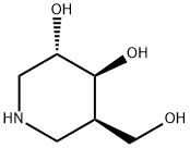 3,4-Piperidinediol, 5-(hydroxymethyl)-, (3S,4S,5R)- (9CI) Struktur