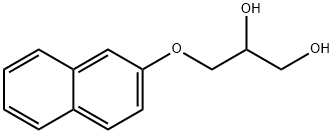 3-(2-Naphtyloxy)-1,2-propanediol Struktur