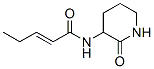 N-(2-Oxopiperidin-3-yl)-2-pentenamide Struktur