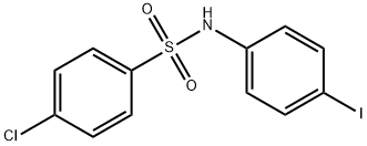 N-(4-CHLOROPHENYL)SULFONYL(4-IODO)ANILINE Struktur