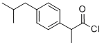 2-(p-isobutylphenyl)propionyl chloride Struktur