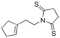 2,5-Pyrrolidinedithione,  1-[2-(1-cyclopenten-1-yl)ethyl]- Struktur