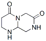 2H-Pyrazino[1,2-a]pyrimidine-4,7(3H,6H)-dione,tetrahydro-(9CI) Struktur