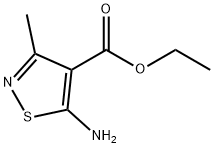 ETHYL 5-AMINO-3-METHYLISOTHIAZOLE-4-CARBOXYLATE Struktur