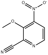 3-Methoxy-4-nitro-pyridine-2-carbonitrile Struktur