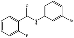 N-(3-bromophenyl)-2-fluorobenzamide Struktur