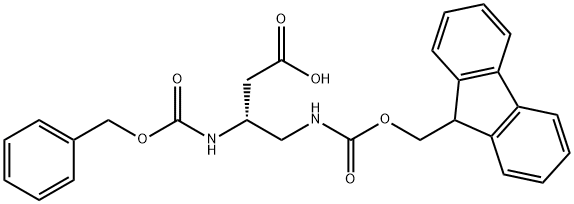 Z-β-Dab(FMoc)-OH Struktur