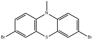 10H-Phenothiazine, 3,7-dibromo-10-methyl- Struktur