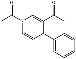 1,3-diacetyl-1,4-dihydro-4-phenylpyridine Struktur