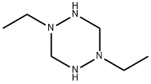 1,4-Diethylhexahydro-1,2,4,5-tetrazine Struktur