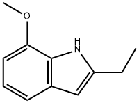 1H-Indole,2-ethyl-7-methoxy-(9CI) Struktur