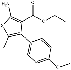 3-THIOPHENECARBOXYLIC ACID, 2-AMINO-4-(4-METHOXYPHENYL)-5-METHYL-, ETHYL ESTER price.