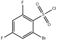 2-BROMO-4,6-DIFLUOROBENZENESULFONYL CHLORIDE Struktur