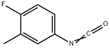 4-FLUORO-3-METHYLPHENYL ISOCYANATE  98 Struktur