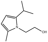 1H-Pyrrole-1-ethanol,2-methyl-5-(1-methylethyl)-(9CI) Struktur