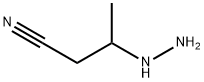 3-hydrazinobutanenitrile Struktur