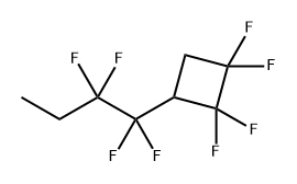 1,1,2,2-Tetrafluoro-3-(1,1,2,2-tetrafluorobutyl)cyclobutane Struktur