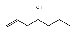 1-HEPTEN-4-OL Structure