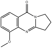 Pyrrolo[2,1-b]quinazolin-9(1H)-one,  2,3-dihydro-5-methoxy- Struktur