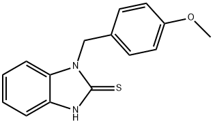 1-(4-methoxybenzyl)-1H-benzimidazole-2-thiol Struktur