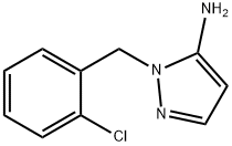 1-(2-CHLOROBENZYL)-1H-PYRAZOL-5-AMINE Struktur