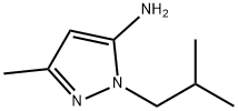 2-ISOBUTYL-5-METHYL-2H-PYRAZOL-3-YLAMINE Struktur