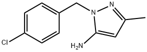 2-(4-CHLORO-BENZYL)-5-METHYL-2H-PYRAZOL-3-YLAMINE Struktur