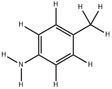 P-TOLUIDINE-D9 Struktur