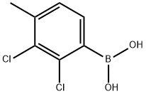 2,3-DICHLORO-4-METHYLPHENYLBORONIC ACID Struktur