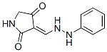 2,4-Pyrrolidinedione, 3-[(2-phenylhydrazino)methylene]- (9CI) Struktur