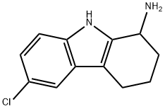 6-chloro-2,3,4,9-tetrahydro-1H-carbazol-1-amine Struktur