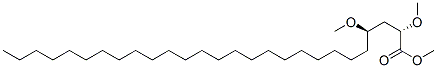 (2S,4R)-2,4-Dimethoxyheptacosanoic acid methyl ester Struktur