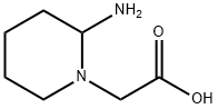 1-Piperidineaceticacid,2-amino-(9CI) Struktur