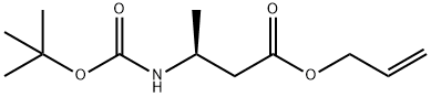 BOC-L-BETA-HOMOALANINE ALLYL ESTER Struktur