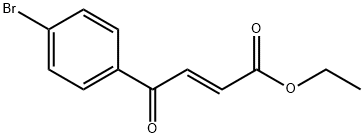 (E)-ETHYL 4-(4-BROMOPHENYL)-4-OXOBUT-2-ENOATE Struktur