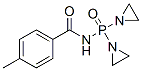 N-[Bis(1-aziridinyl)phosphinyl]-p-methylbenzamide Struktur