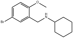 N-(5-BROMO-2-METHOXYBENZYL)CYCLOHEXANAMINE Struktur