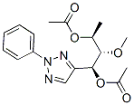 (1S,2S,3S)-2-Methoxy-1-(2-phenyl-2H-1,2,3-triazol-4-yl)-1,3-butanediol diacetate Struktur