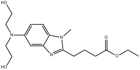 5-[Bis(2-hydroxyethyl)amino]-1-methyl-1H-benzimidazole-2-butanoic acid ethyl ester