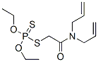 Phosphorodithioic acid S-[2-(di-2-propenylamino)-2-oxoethyl]O,O-diethyl ester Struktur