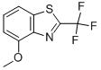 4-METHOXY-2-(TRIFLUOROMETHYL)BENZOTHIAZOLE Struktur