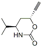 2H-1,3-Oxazin-2-one,6-ethynyltetrahydro-4-(1-methylethyl)-,(4R,6R)-(9CI) Struktur