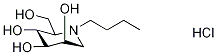 N-Butyldeoxymannojirimycin, Hydrochloride Struktur