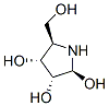 2,3,4-Pyrrolidinetriol, 5-(hydroxymethyl)-, (2S,3R,4R,5R)- (9CI) Struktur