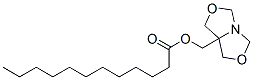 1H,3H,5H-oxazolo[3,4-c]oxazol-7a(7H)-ylmethyl laurate Struktur