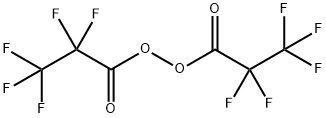 bis(pentafluoropropionyl) peroxide Structure