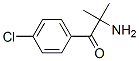 1-Propanone,  2-amino-1-(4-chlorophenyl)-2-methyl- Struktur