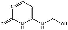 2(1H)-Pyrimidinone, 4-(hydroxymethylamino)- (9CI) Struktur