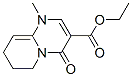 4,6,7,8-Tetrahydro-1-methyl-4-oxo-1H-pyrido[1,2-a]pyrimidine-3-carboxylic acid ethyl ester Struktur