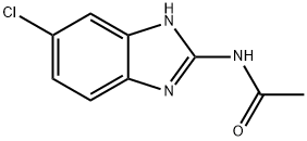 N-(6-CHLORO-1H-BENZO[D]IMIDAZOL-2-YL)ACETAMIDE Struktur